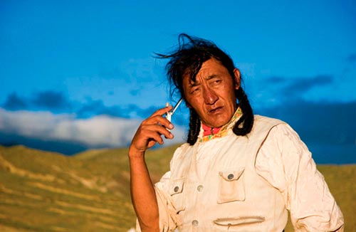 go to "Connecting To the world" Darchen, Western Tibet