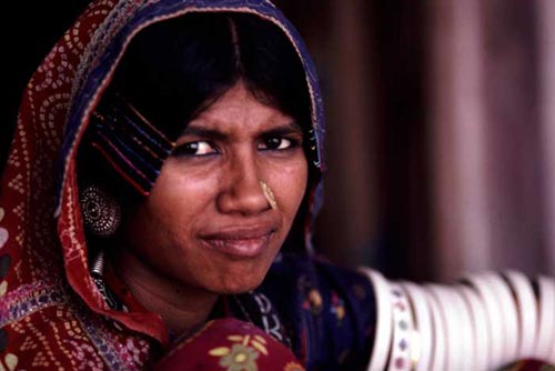 "Tribal Arijiani girl" Kutch, Gujarat