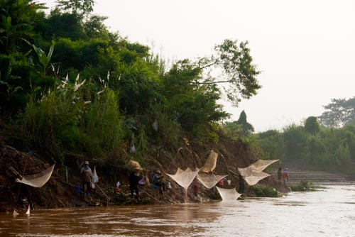 "Fishing on the Mekhong", Laos