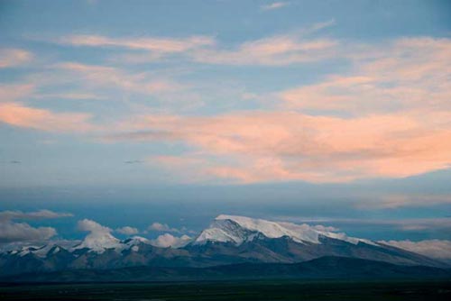 "View of the Gurlamandatha from Darchen" Western Tibet, image page
